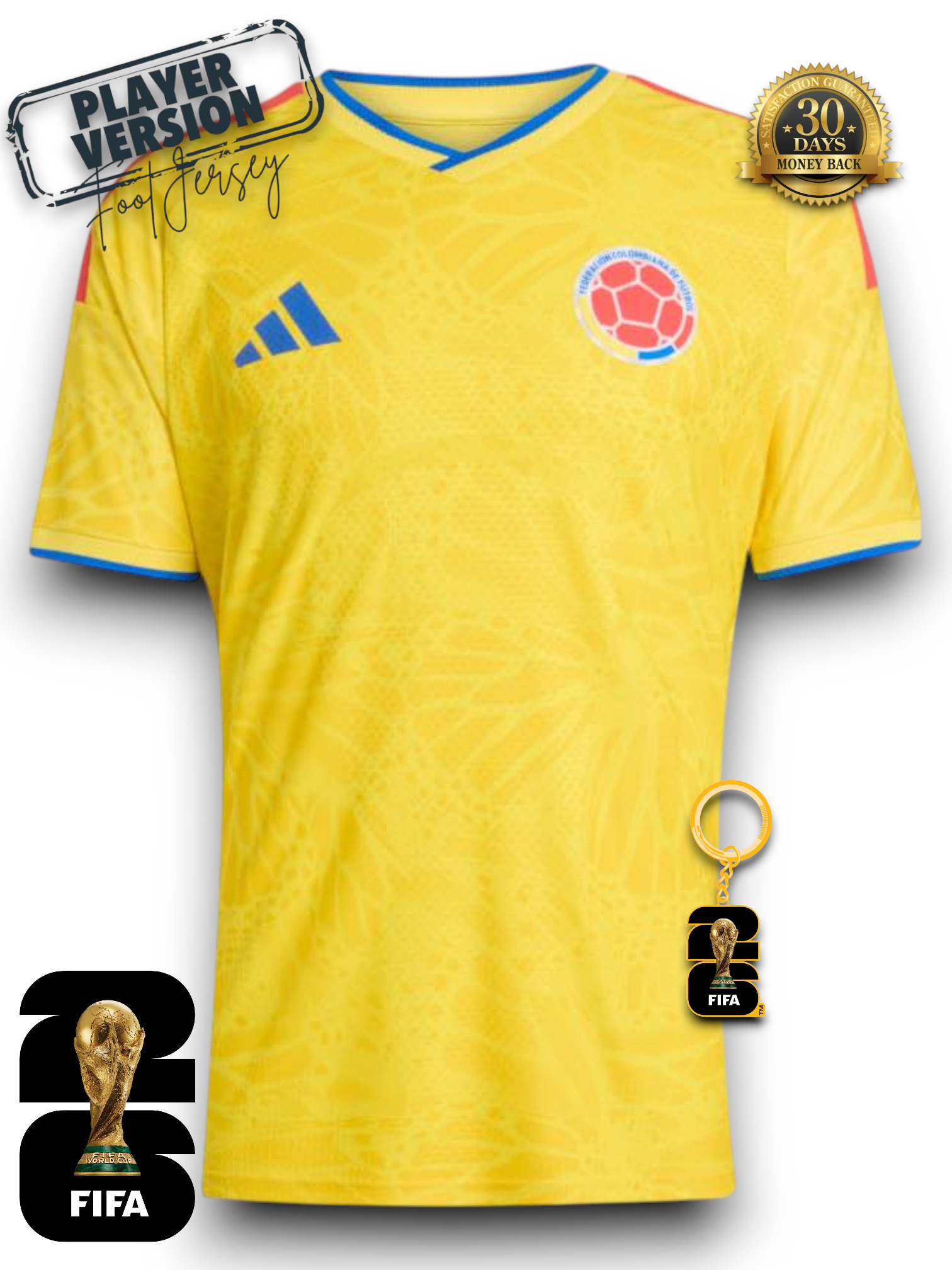 Colombia World Cup 2026 Jersey - Player Version