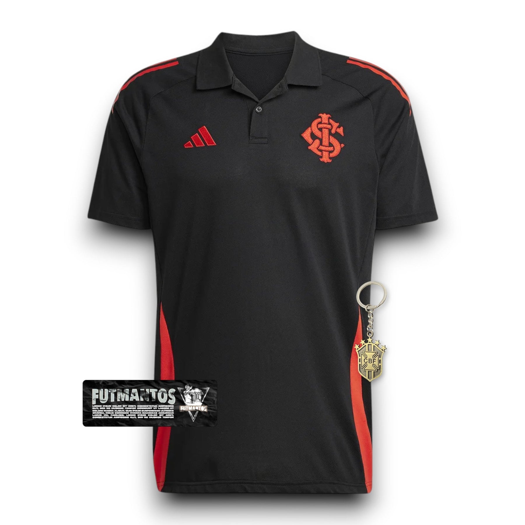 Camisa de Polo Internacional 25/26 Preta