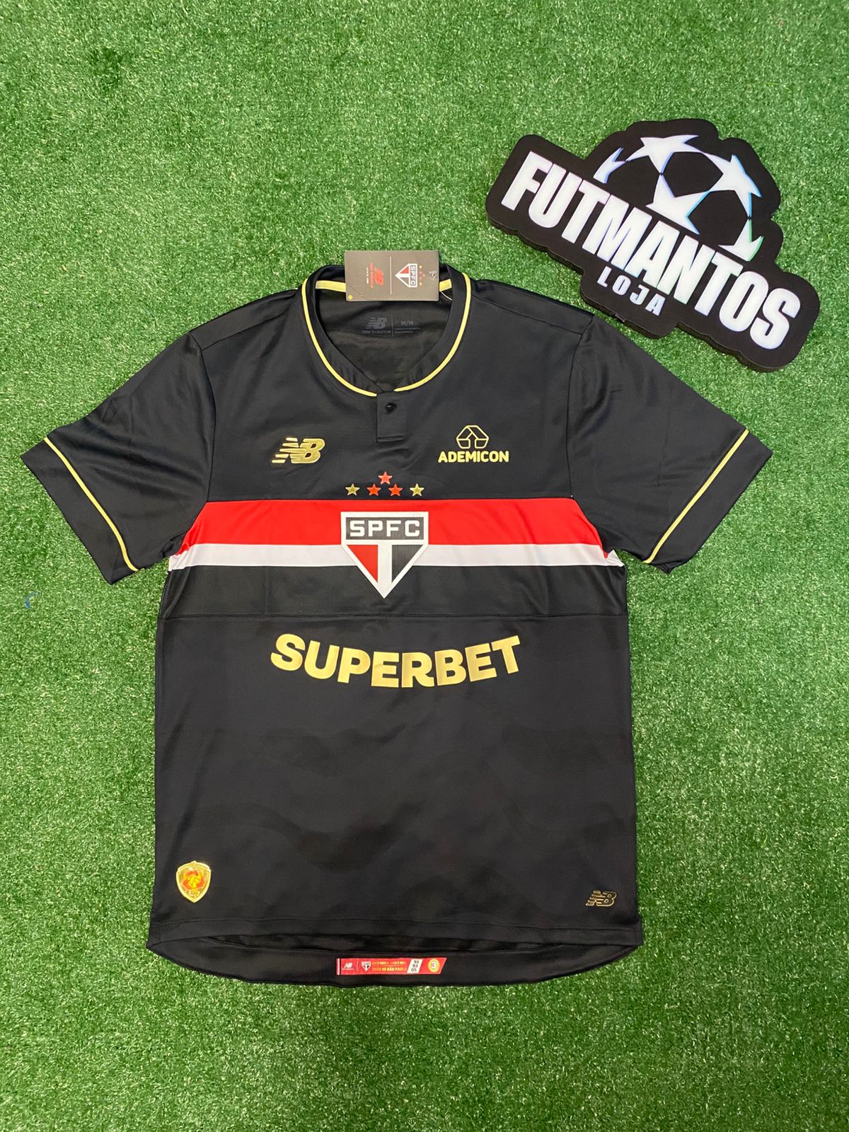 Camisa São Paulo III Preta 25/26