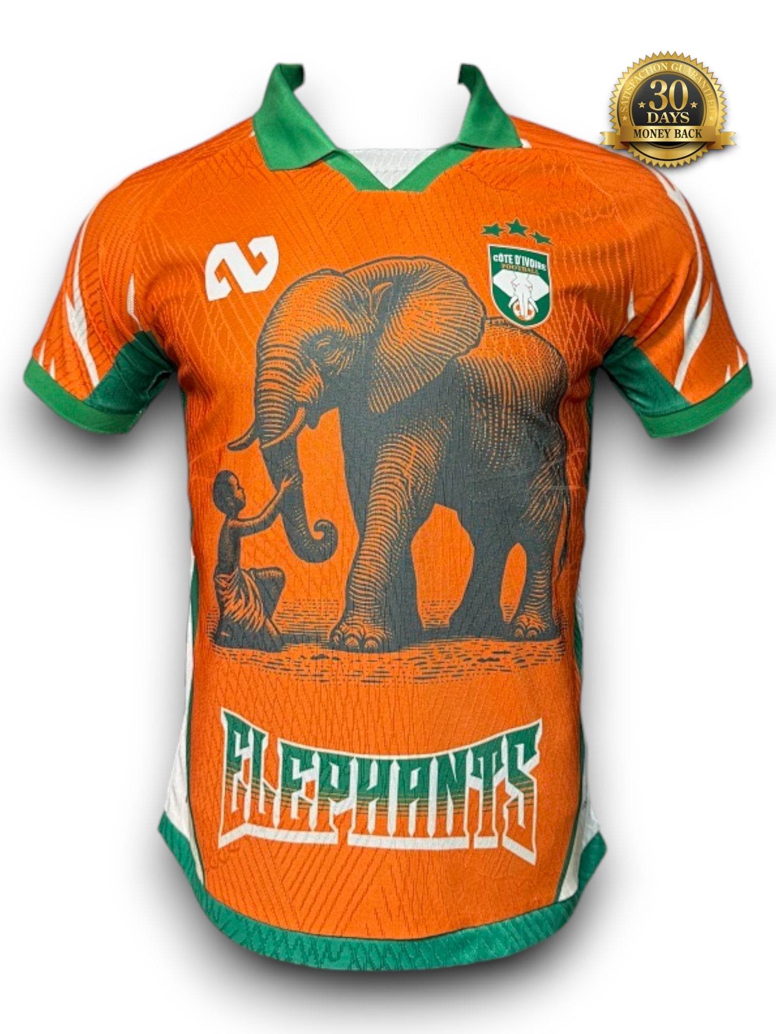 Ivory Coast Special Edition Orange Jersey - Player Version
