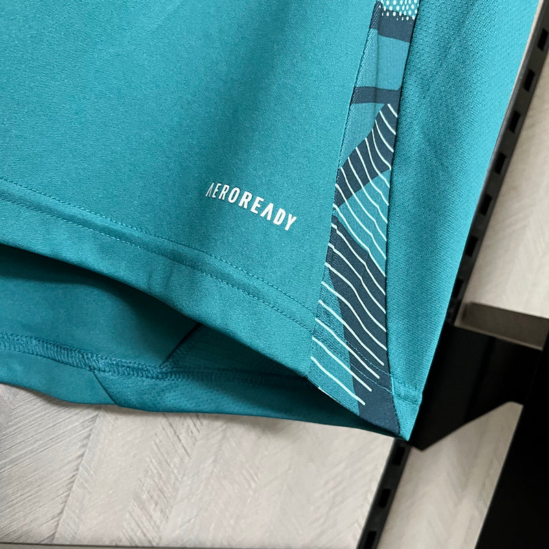 Camisa de Treino Cruzeiro 25/26 Azul Turquesa+Branco