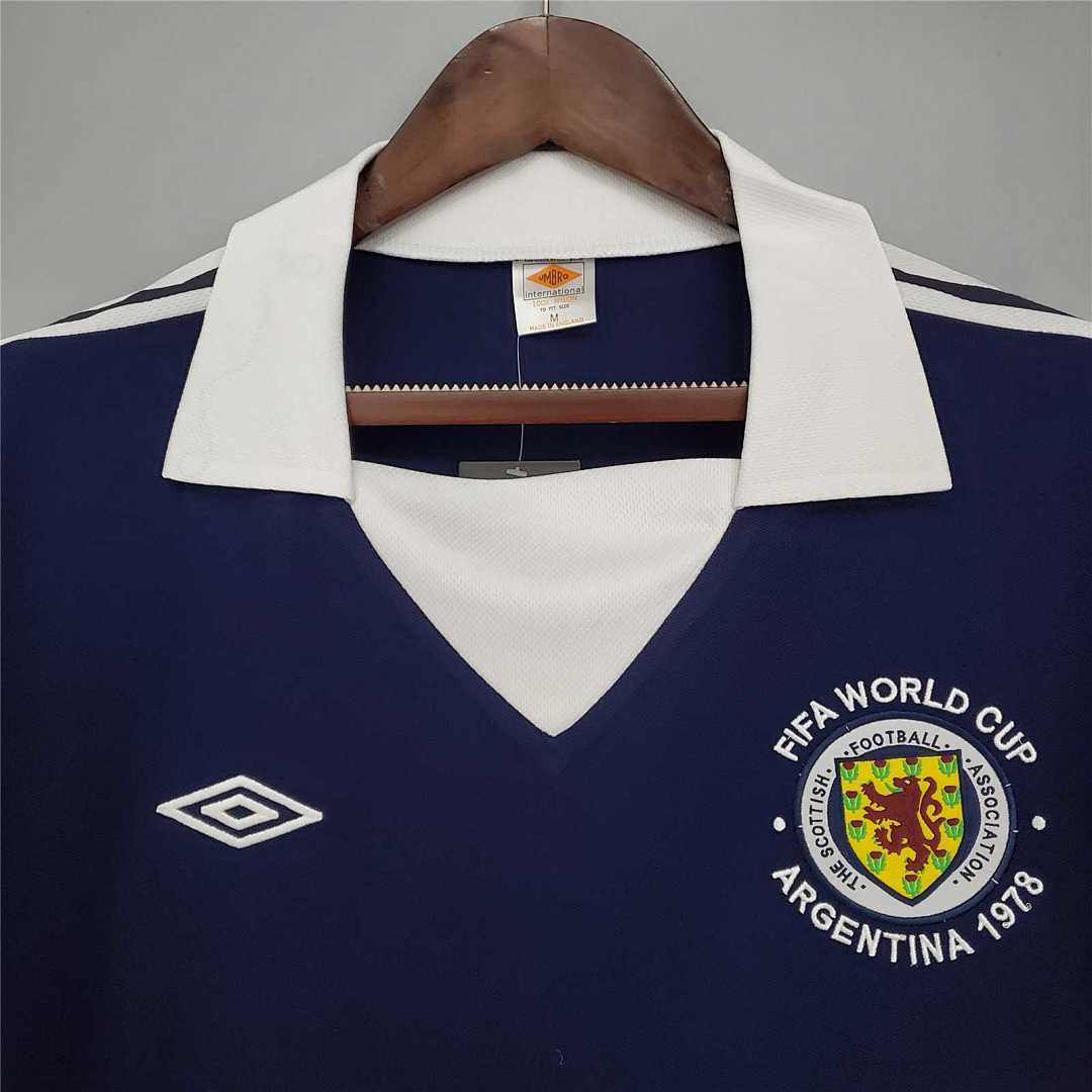 Scotland 1978 Home Jersey - Retro Version