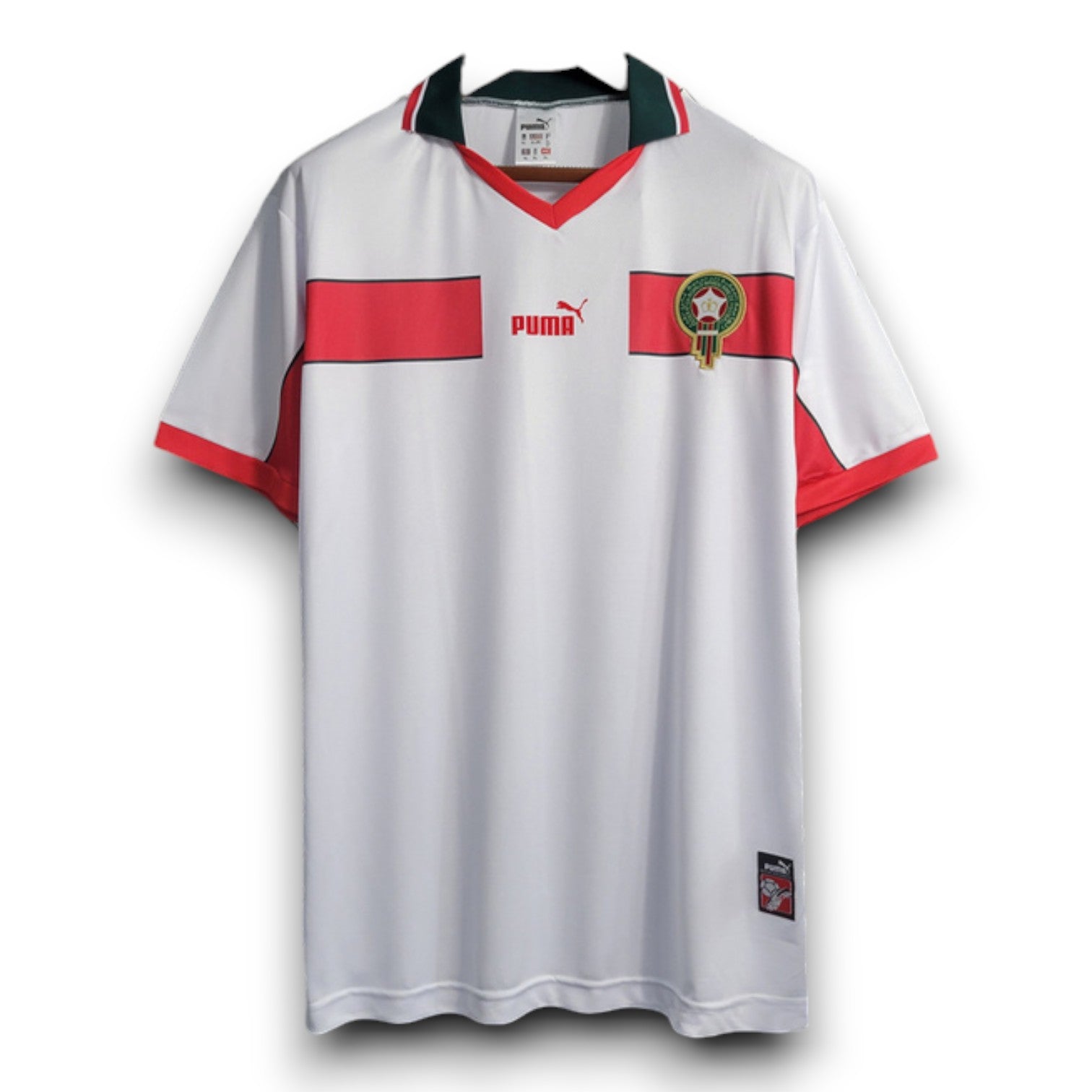 Morocco Away White Retro Jersey 1998