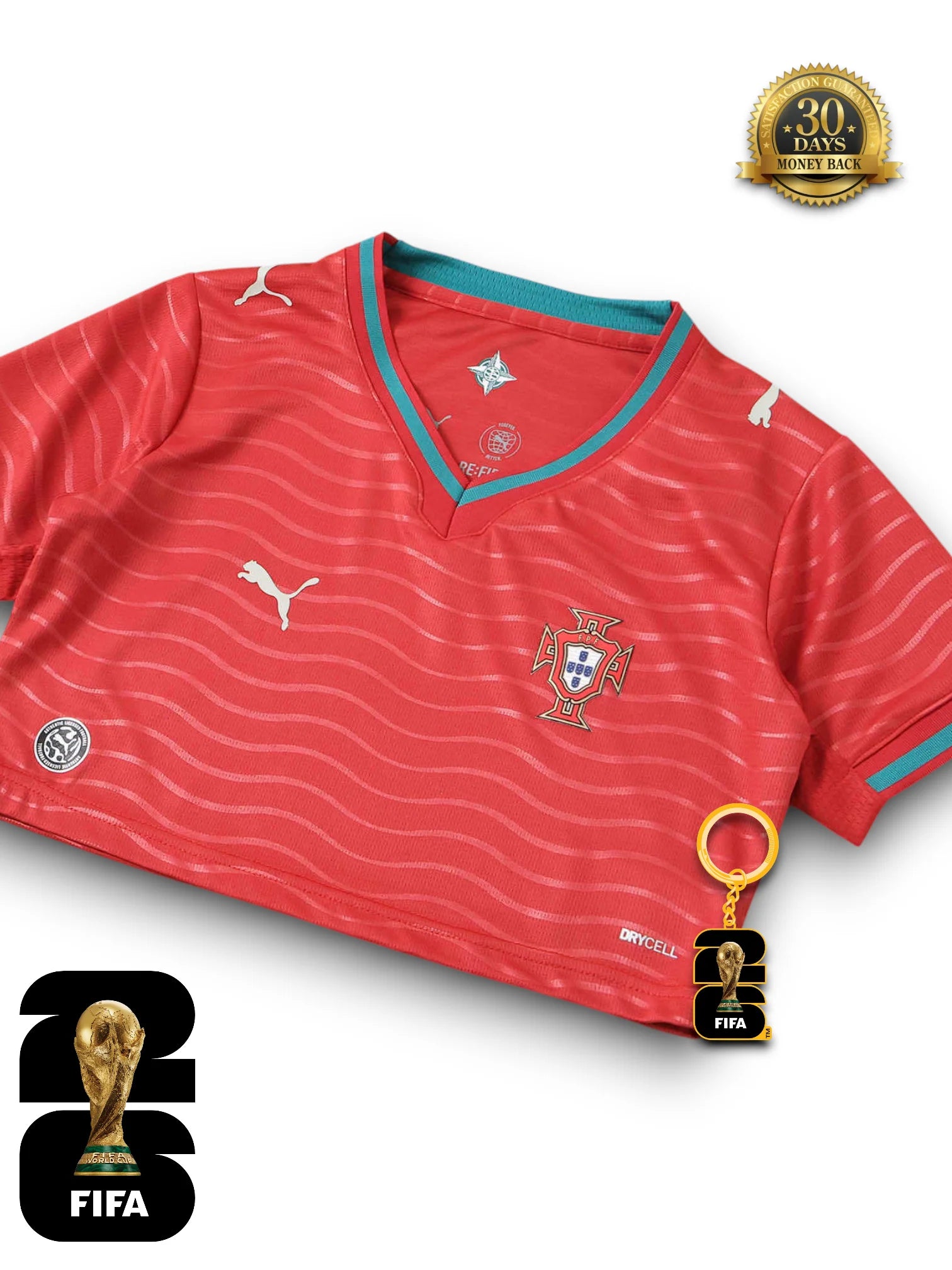Portugal World Cup 2026 Cropped - Women's