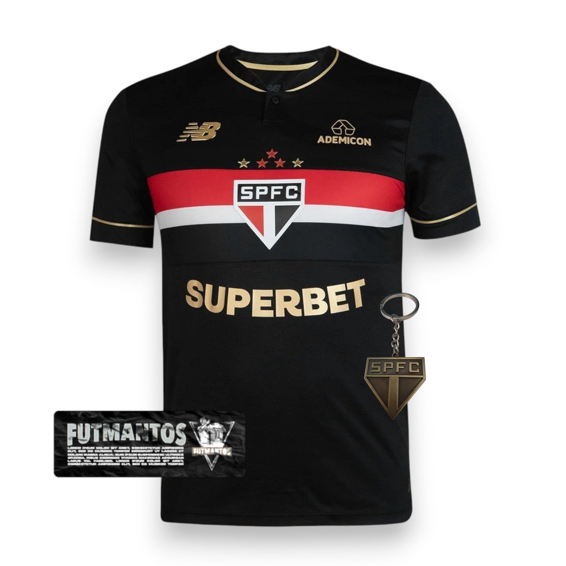 Camisa São Paulo III Preta 25/26