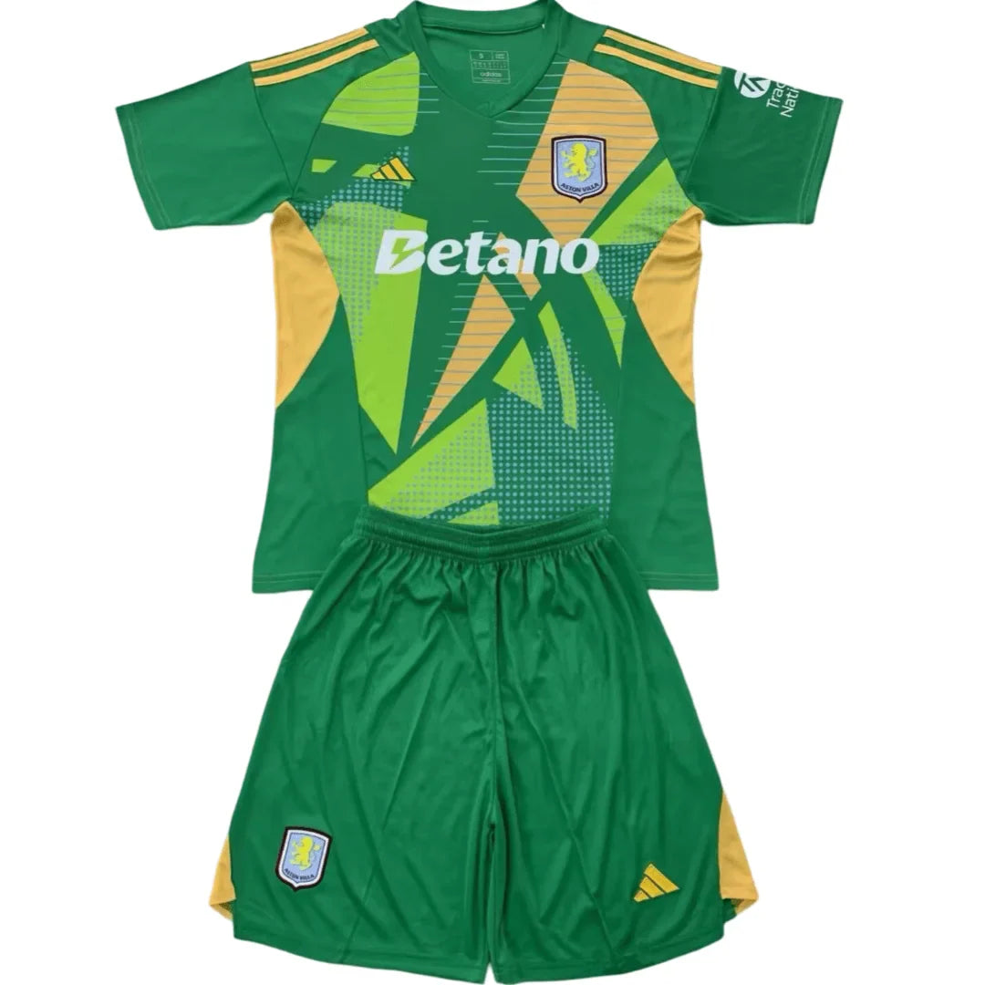 Kids Aston Villa Goalkeeper Kit 2024/2025