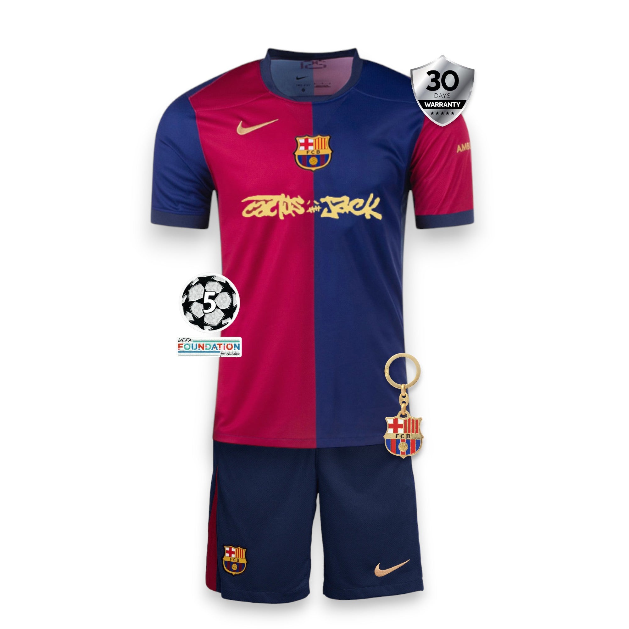 Kids Barcelona Home Kit X Travis Scott