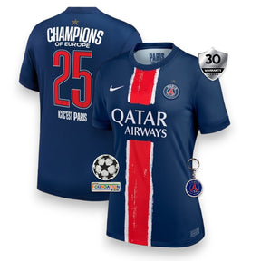 PSG 2025 European Champions 1 Star Jersey - Womens