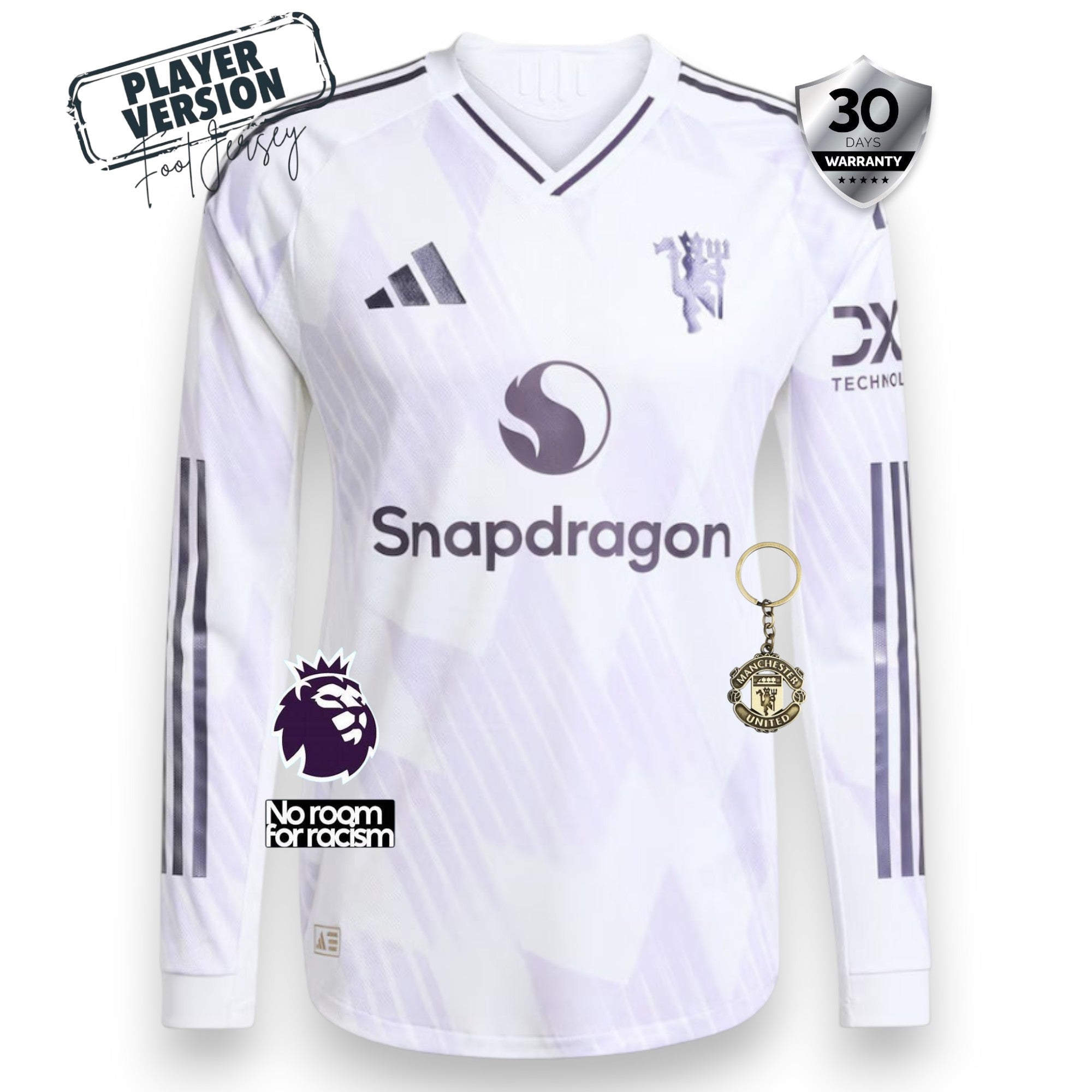 Manchester United Player Away Jersey 2025/26 - Long Sleeve