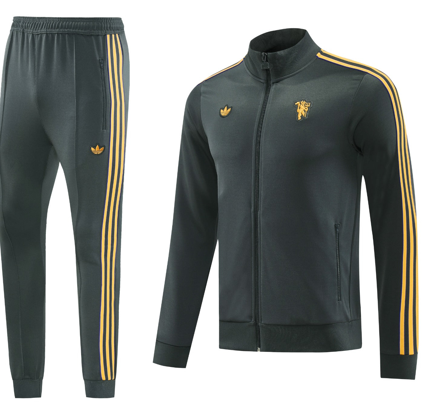 Manchester United Full-Zip TrackSuit Green