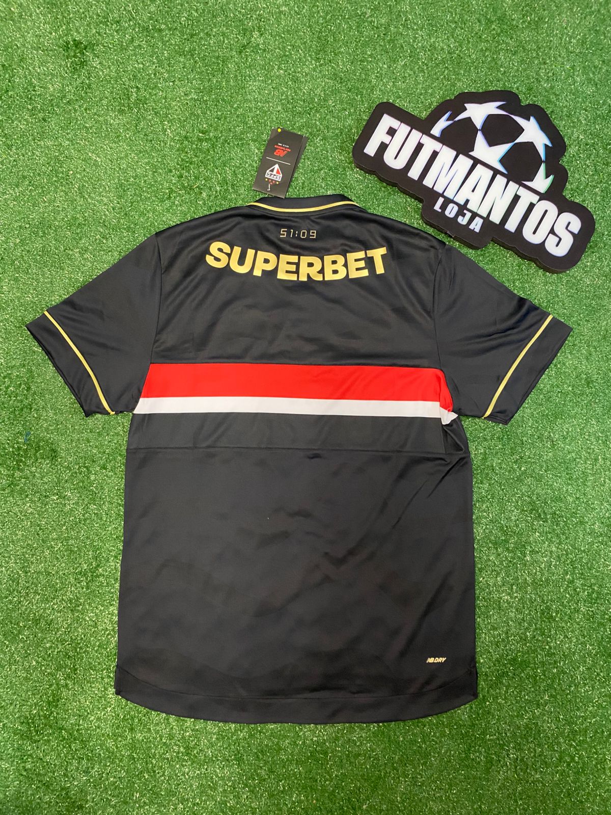 Camisa São Paulo III Preta 25/26 Jogador