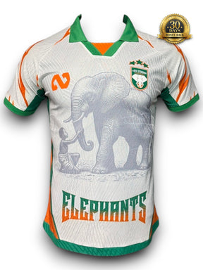 Ivory Coast Special Edition White Jersey - Player Version