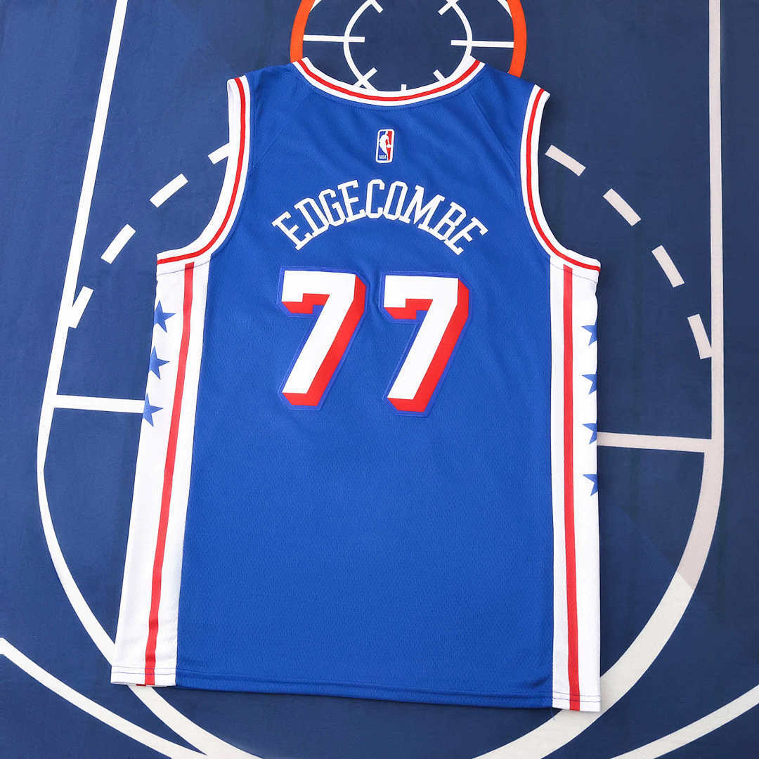 NBA Philadelphia 76ers blue 77#EDGECOMBE 2025/26