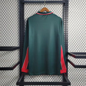 Morocco 1998 Away Green Retro Jersey - Long Sleeve