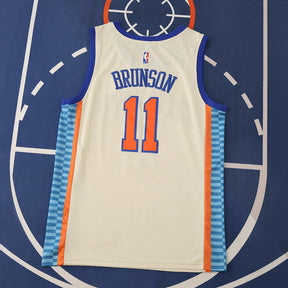 NBA New York Knicks beige 11#BRUNSON 2025/26