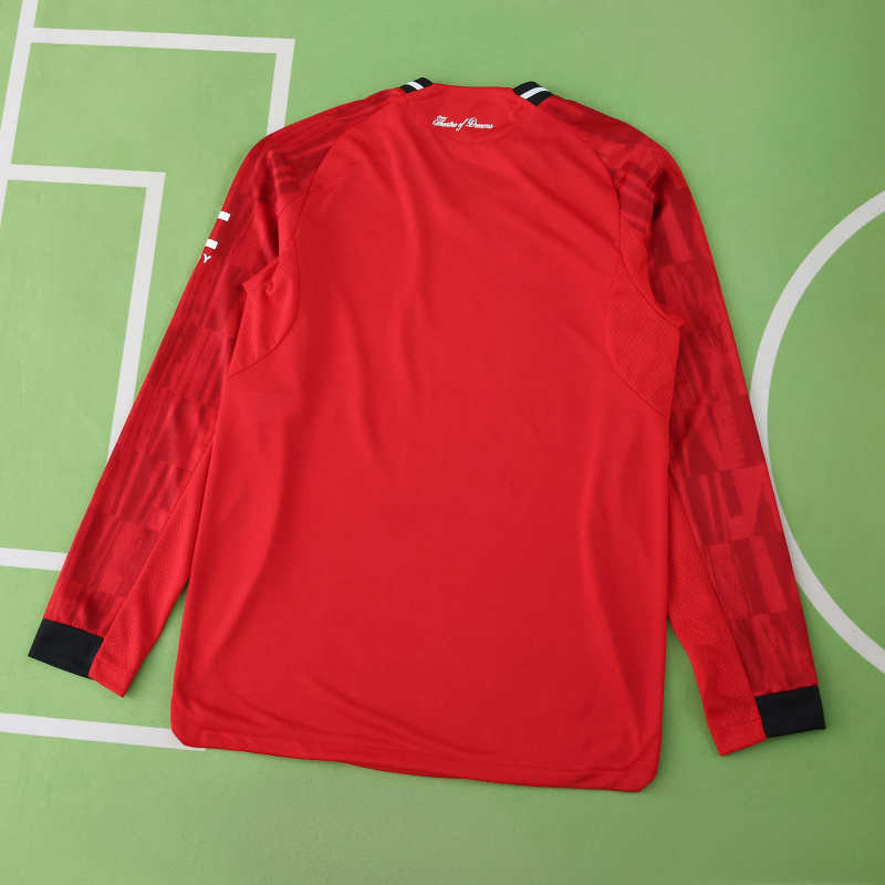 Manchester United Player Home Jersey 2025/26 - Long Sleeve