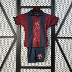 Kids Travis Scott x FC Barcelona Retro Kit 2000/01 Home Skeleton