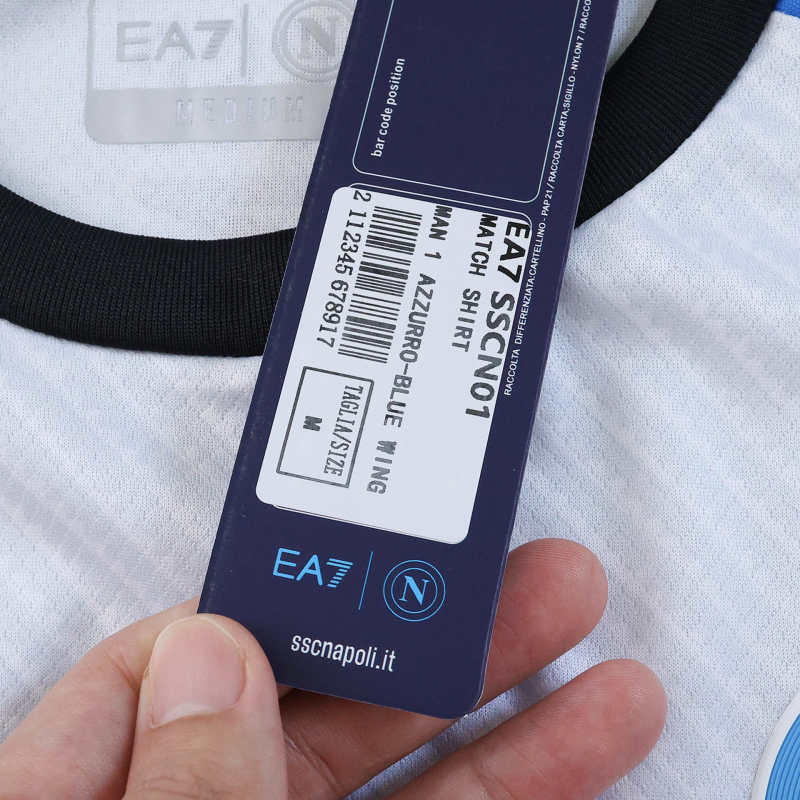 Napoli White/Silver Training Jersey 2025/26