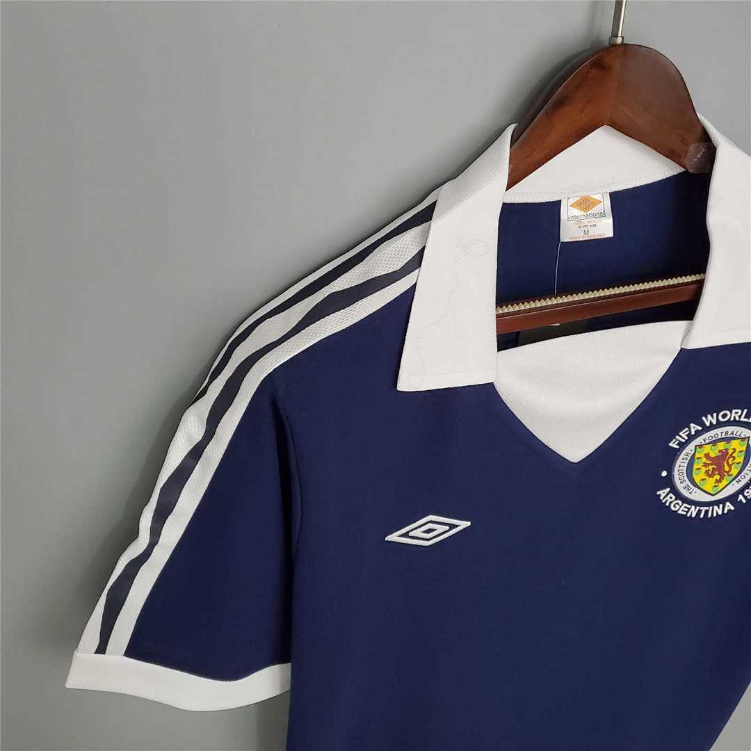 Scotland 1978 Home Jersey - Retro Version