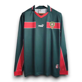 Morocco 1998 Away Green Retro Jersey - Long Sleeve