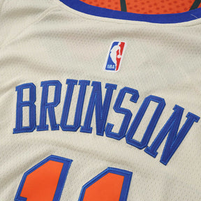 NBA New York Knicks beige 11#BRUNSON 2025/26