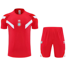 Bayern Munich Kit Training Jersey + Shorts 2025 Red