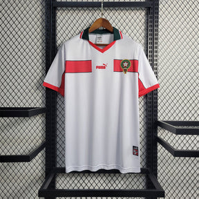 Morocco Away White Retro Jersey 1998