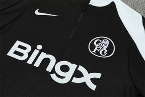 Chelsea Pre-Match Black II Tracksuit 25/26