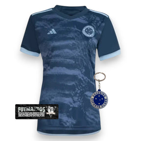 Camisa Cruzeiro III 24/25 Feminina Azul