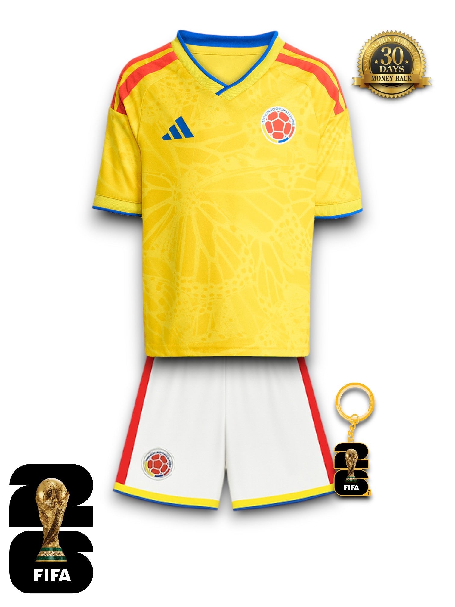 Kit Kids Colombia World Cup 2026 Jersey