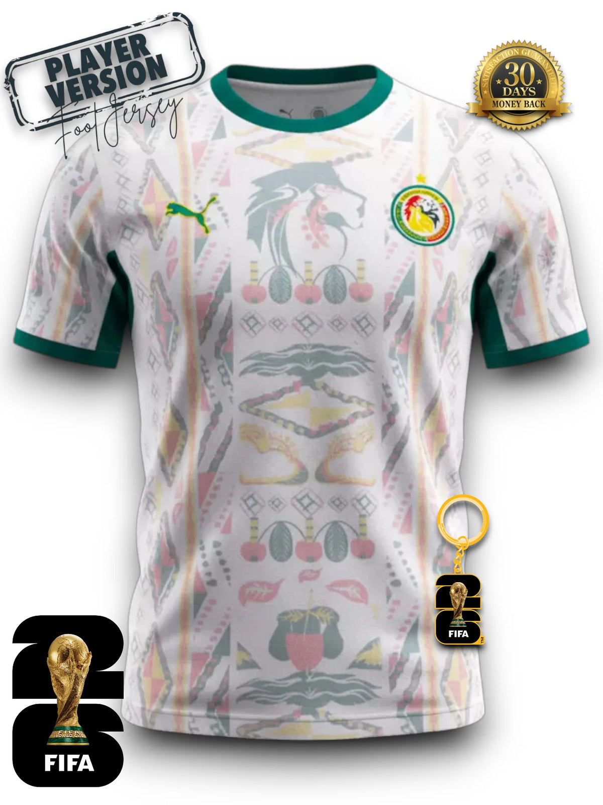 Senegal World Cup 2026 Jersey - Player Version