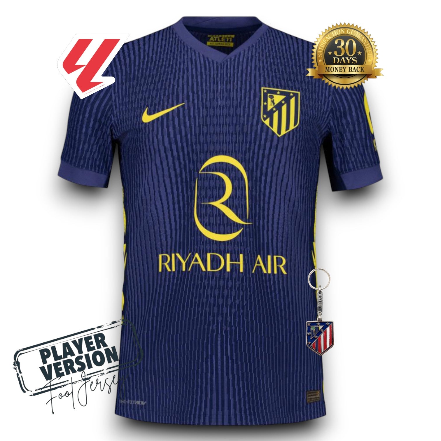 Atletico Madrid 2025/26 Away Jersey - Player Version