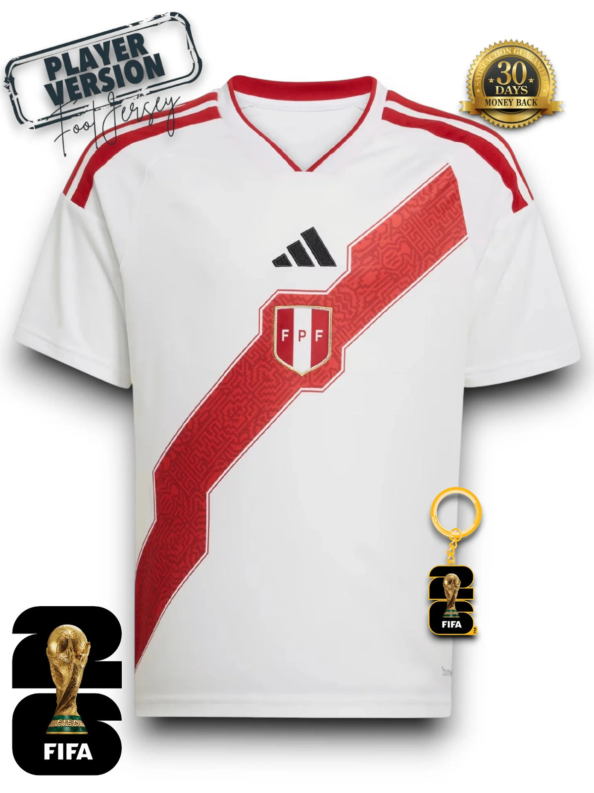 Peru World Cup 2026 Jersey - Player Version