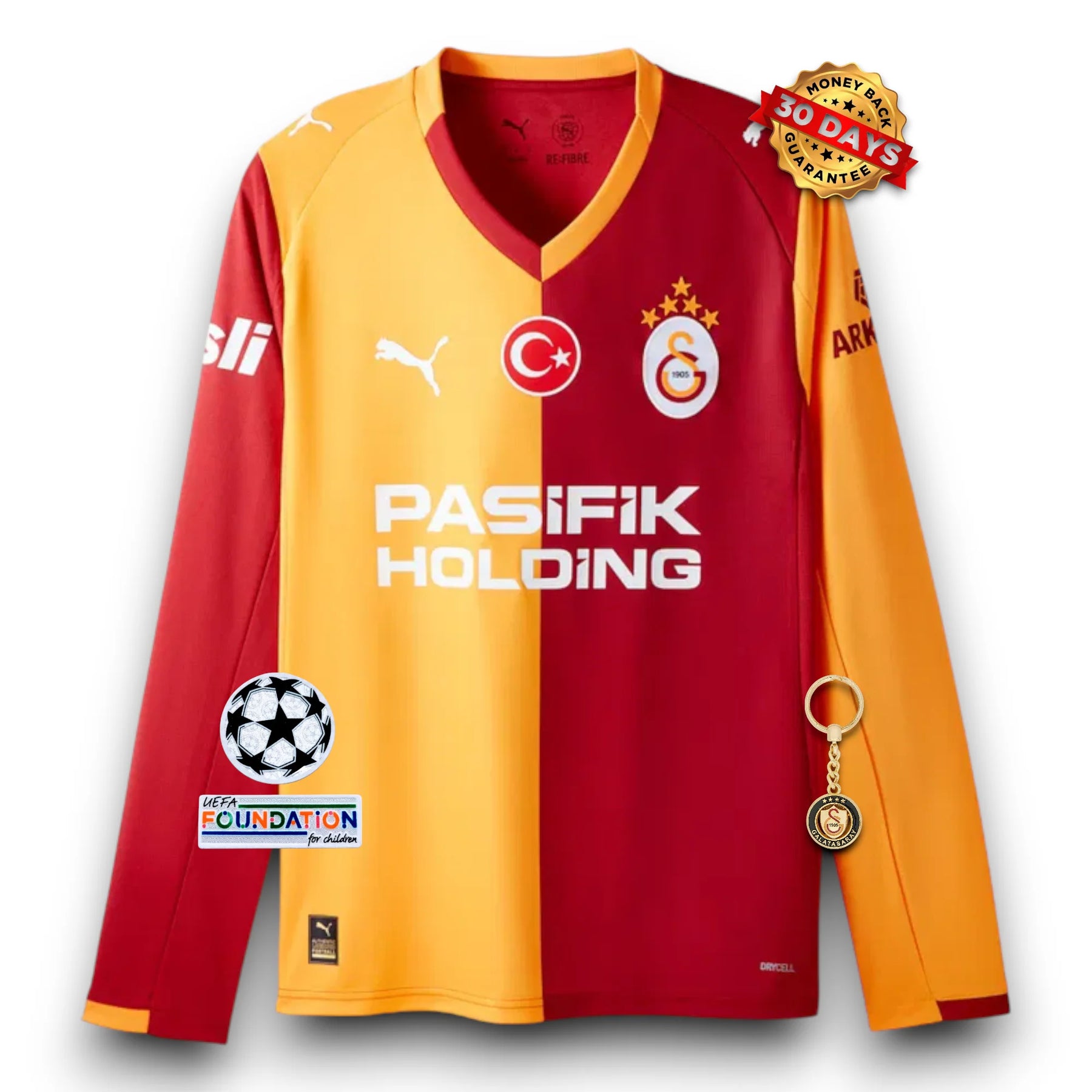 Galatasaray Home Jersey 2025/26 - Long Sleeve