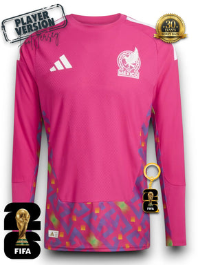Mexico World Cup 2026 Jersey Player Goalkeeper Jersey - Long Sleeve